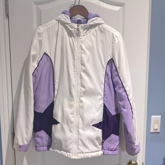 Tilt White and Purple Winter Coat Jacket Y2K 90s - Picture 1 of 4